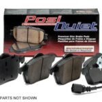 Front | Stoptech Posi-Quiet Ceramic Pads | 340mm Mk7 GTi PP | Golf R | Audi S3