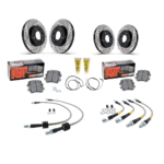 Stoptech Cross Drilled Brake Kit (Front & Rear w/ Sensors) - BMW / E9X / 335i / 335d