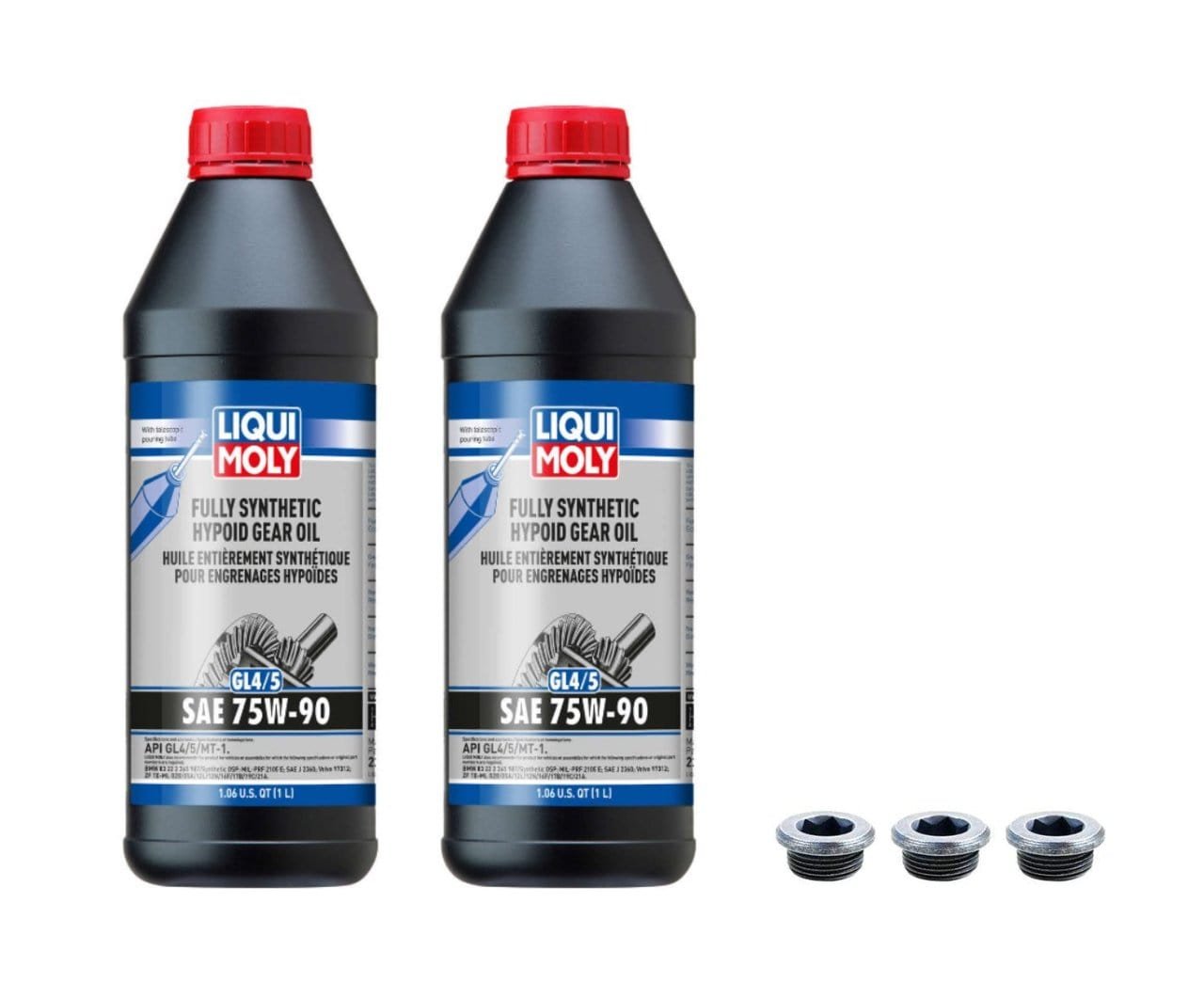 22090-BMW-E9X-AWD.jpg Liqui Moly Front And Rear Differential Service Kit - BMW E9X AWD - Image 1