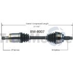 Front Left Axle - BMW E53 X5
