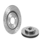 Front Brake Cross Drilled  Rotor Kit (276x22) - MINI Cooper Base / R50 / R52 / R53