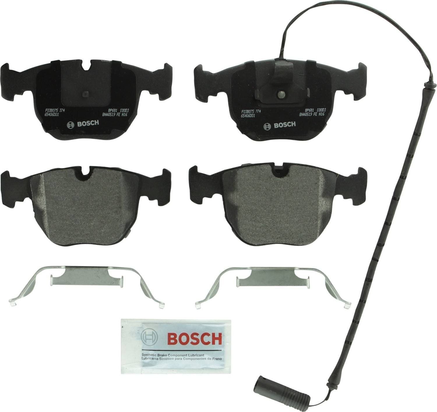 34116761252-BOS.jpg Brake Pad Set Front - BMW E39 5 Series / E38 7 Series / X5 - Image 1