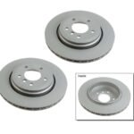 Rear Brake Rotor Kit (320x22) - BMW E46 323Ci 323i 325Ci 325i 325xi 330Ci 330i 330xi