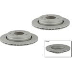 Rear Brake Rotor Kit (276x19mm) - BMW E36 323ic 328ic / E46 323Ci 323i