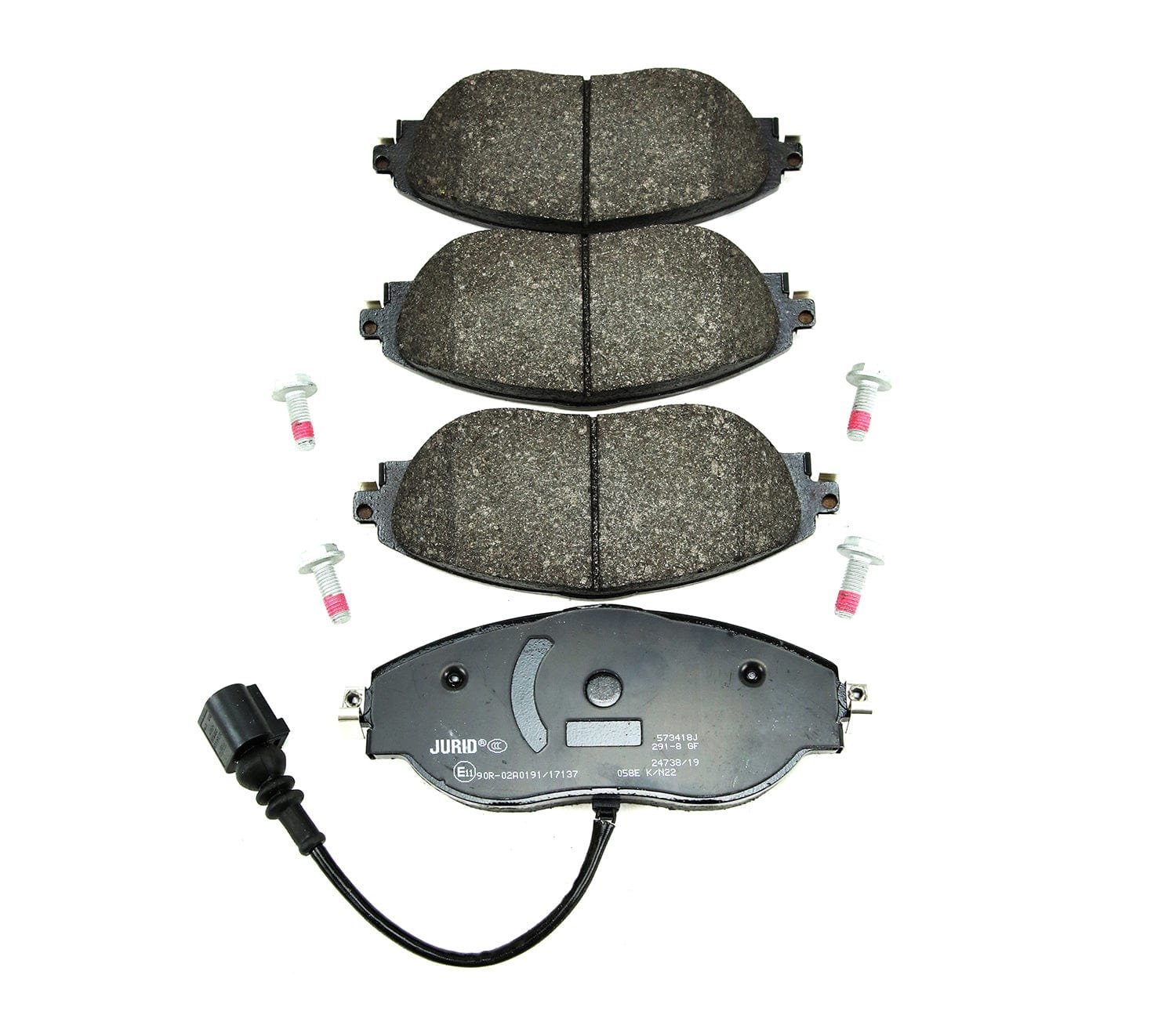 5Q0698151K-JUR-NEU.jpg Brake Pads Front (340mm Rotor) - VW/Audi / S3 / Mk7 / GTi / Golf / Alltrack / Golf R & more - Image 1