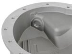 aFe Power Rear Differential Cover Raw w/Machined Fins Street Ser. 16-17 Nissan Titan XD (AAM 9.5-14) - Image 4