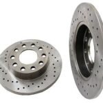 Rear Cross-Drilled Rotors (245x10mm) - Audi B6 A4 1.8T