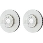 SHW Performance Front Smooth Monobloc Brake Rotor Kit (320x30) - Audi / B8 / A4 / A5 / Q5