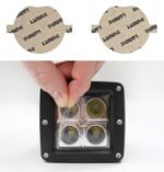 Lamin-X BMW 3-Series Sedan (09-11) Round Fog Light Covers - Image 3