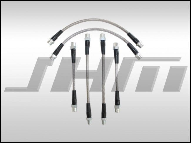 B5-S4_Stainless-Brake-Line-Kit_0ce62ff8-e2f5-410a-a188-5301b408ee0d.jpg JHM - Brake Line Kit - Stainless (JHM) Front and Rear Lines for B5 - S4 - Image 1