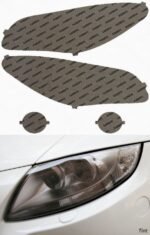 Lamin-X BMW 5-Series F10 w/ Round Fog (10-16) Headlight Covers - Image 4