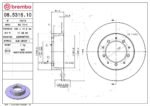 Brembo OE Rear Brake Kit with Ceramic Pads 94-95 Land Rover Defender 90/94-99 Disco (290mm) - Image 2
