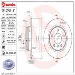 Brembo OE Rear Brake Kit with Low Metallic Pads BMW (280mm) - Image 2