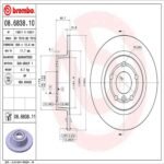 Brembo OE Rear Brake Kit with Ceramic Pads 99-04 Land Rover Disco/95-02 Range Rover (304mm) - Image 2