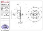 Brembo OE Rear Brake Kit with Ceramic Pads Audi (245mm) - Image 2