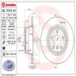 Brembo OE Rear Brake Kit with Low Metallic Pads BMW (324mm) - Image 2