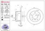 Brembo OE Rear Brake Kit with Ceramic Pads 03-06 Dodge Sprinter 2500/03-04 Mercedes G55 AMG (272mm) - Image 2