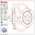 Brembo OE Rear Brake Kit with Ceramic Pads 98-03 Mercedes ML320/03-05 ML350/1999 ML430 (285mm) - Image 2