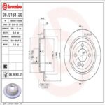 Brembo OE Rear Brake Kit with Ceramic Pads MINI (259mm) - Image 2