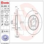 Brembo OE Rear Brake Kit with NAO Pads VW/Audi (288mm) - Image 2