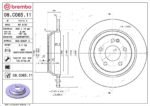 Brembo OE Rear Brake Kit with Ceramic Pads 16-20 Mercedes Metris (300mm) - Image 2