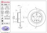 Brembo OE Rear Brake Kit with Ceramic Pads BMW (280mm) - Image 2