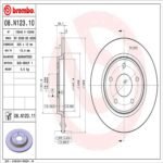 Brembo OE Rear Brake Kit with Ceramic Pads 08-11 Chrysler Town & Country/Dodge Grand Caravan (305mm) - Image 2