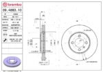 Brembo OE Front Brake Kit with Low Metallic Pads BMW (260mm) - Image 2