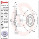 Brembo OE Front Brake Kit with Ceramic Pads VW/Audi (288mm) - Image 2