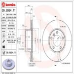 Brembo OE Front Brake Kit with Low Metallic Pads BMW (296mm) - Image 2