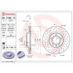 Brembo OE Rear Brake Kit with Ceramic Pads Audi (280mm) - Image 2