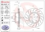 Brembo OE Front Brake Kit with Ceramic Pads 01-02 Mercedes CL55 AMG (312mm) - Image 2