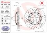 Brembo OE Front Brake Kit with Ceramic Pads 03-06 Mercedes CL55 AMG (390mm) - Image 2