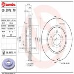 Brembo OE Front Brake Kit with Ceramic Pads 02-05 Ford Explorer (306mm) - Image 2