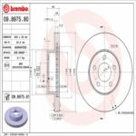 Brembo OE Front Brake Kit with Ceramic Pads 01-02 Ford Explorer Sport Trac (305mm) - Image 2