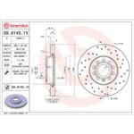 Brembo OE Front Brake Kit with Low Mettalic Pads Audi (288mm) - Image 2