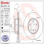 Brembo OE Front Brake Kit with Ceramic Pads BMW (324mm) - Image 2