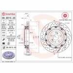 Brembo OE Rear Brake Kit with Ceramic Pads 05-06 Mercedes CL65 AMG (360mm) - Image 2