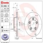 Brembo OE Front Brake Kit with Ceramic Pads Porsche (298mm) - Image 2