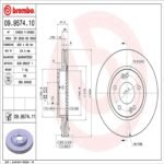 Brembo OE Front Brake Kit with Ceramic Pads 10-12 Hyundai Tucson/2011 Kia Sportage (280mm) - Image 2