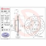 Brembo OE Front Brake Kit with Low Mettalic Pads BMW (325mm) - Image 2