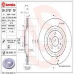 Brembo OE Rear Brake Kit with Low Metallic Pads Audi (330mm) - Image 2