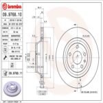 Brembo OE Rear Brake Kit with Ceramic Pads Audi (310mm) - Image 2
