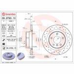 Brembo OE Rear Brake Kit with Ceramic Pads BMW (300mm) - Image 2