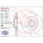 Brembo OE Front Brake Kit with Ceramic Pads VW/Audi (360mm) - Image 2