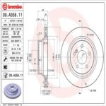 Brembo OE Rear Brake Kit with Ceramic Pads Mercedes (300mm) - Image 2
