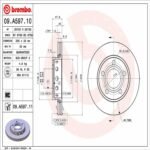 Brembo OE Rear Brake Kit with Ceramic Pads Audi (256mm) - Image 2