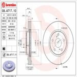 Brembo OE Front Brake Kit with Ceramic Pads 14-15 Lexus IS250/05-10 Scion tC (296mm) - Image 2