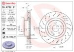 Brembo OE Front Brake Kit with Ceramic Pads 07-14 Mercedes CL550 (335mm) - Image 2
