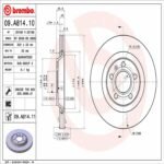 Brembo OE Rear Brake Kit with Ceramic Pads Audi (300mm) - Image 2